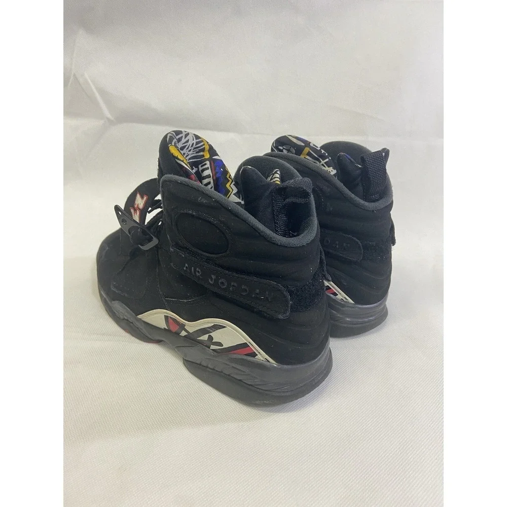 Nike Air Jordan 8 VIII Retro Playoff Black Bred‎ White 305381-061 Size 11 Shoes